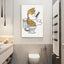 Cat Bathroom Wall Art