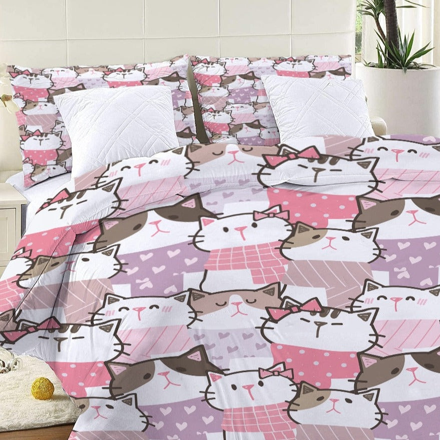Cat Bed Cover - Purple / US Twin 173x218cm