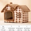 Cat Bed House - Coffee / S