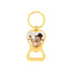 Cat Bottle Opener Keychain - White - Cat Keychains