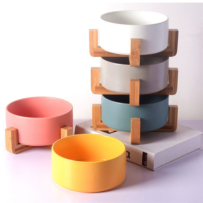 Cat Bowl Stand - Cat Bowls