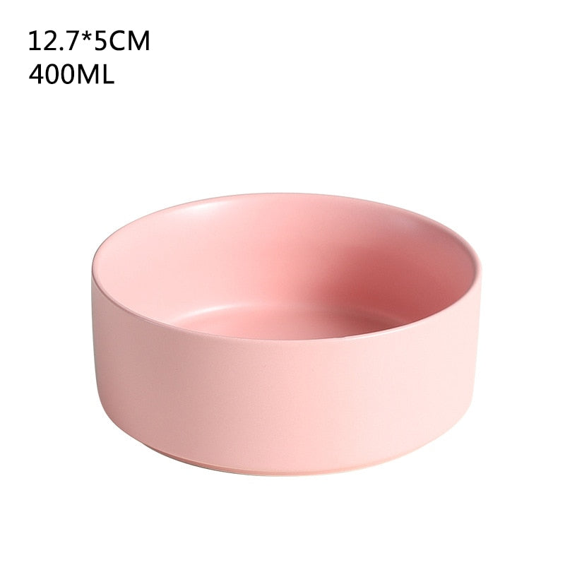 Cat Bowl Stand - Pink - Cat Bowls