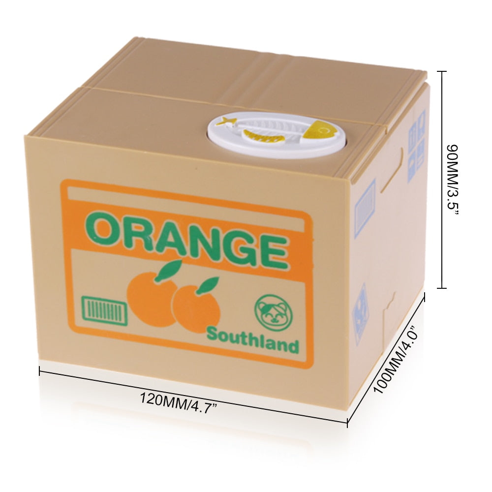 Cat Box Piggy Bank