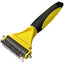 Cat Brush for Shedding - Yellow