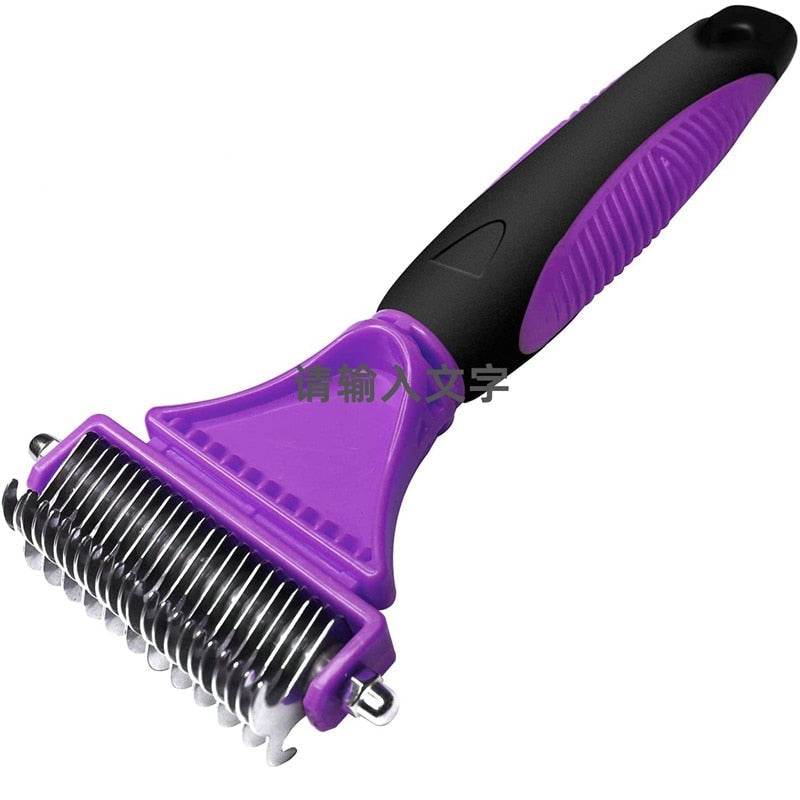 Cat Brush for Shedding - Purple