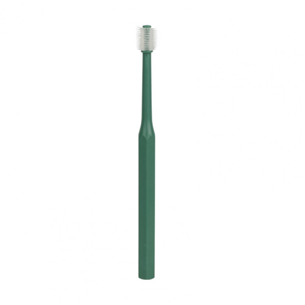 Cat Brushing Teeth - Green