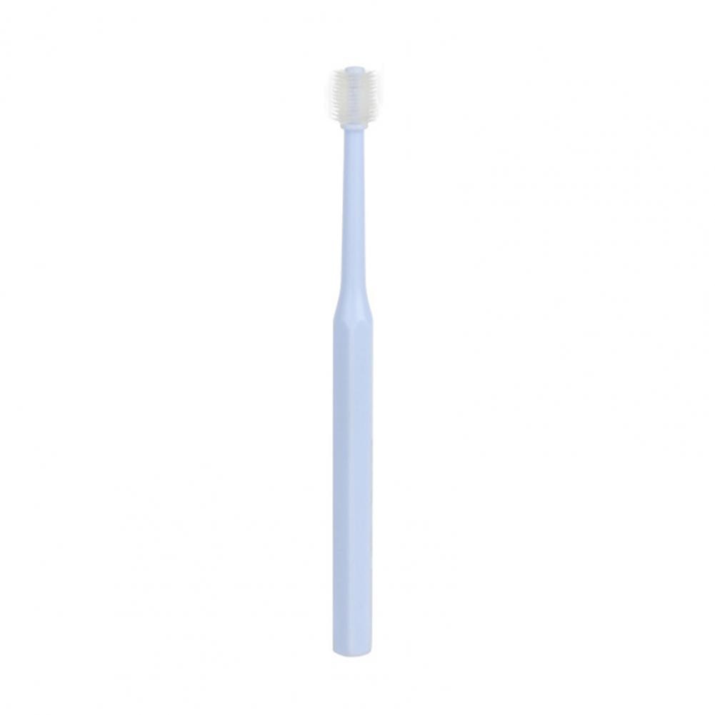 Cat Brushing Teeth - Baby Blue