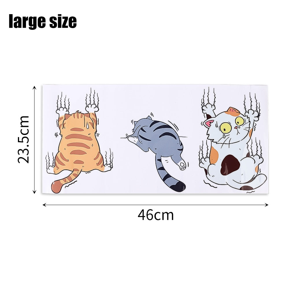 Cat Car Stickers - Large
