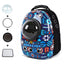 Cat Carrier Backpack for Large Cat - Jingle cat blue - Cat