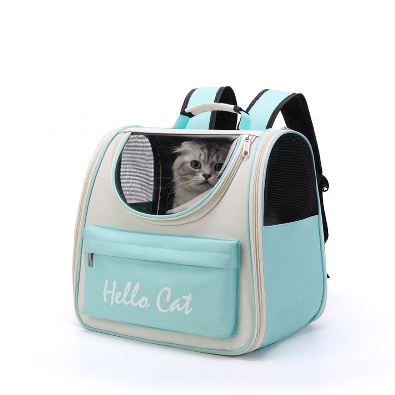 Cat Carry Backpack with Window - Green - Cat Carry Backpack
