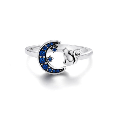 Cat Circle Ring - cat rings