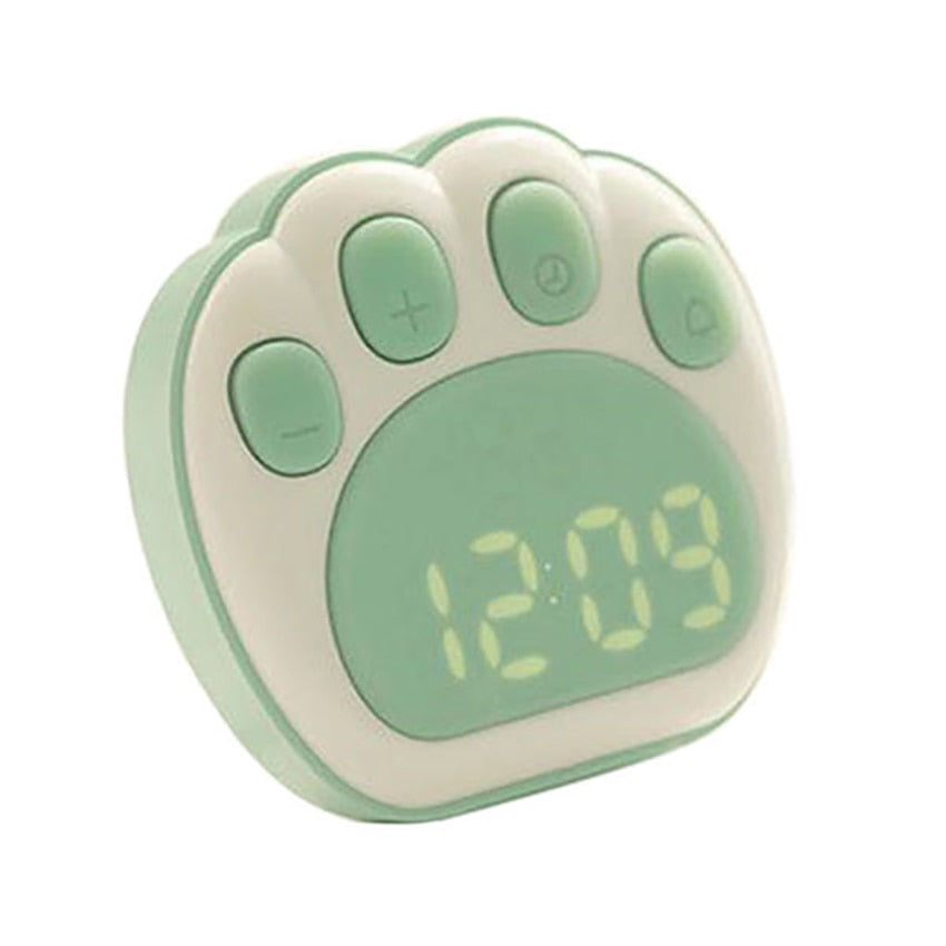 Cat Claw Alarm Clock - Green