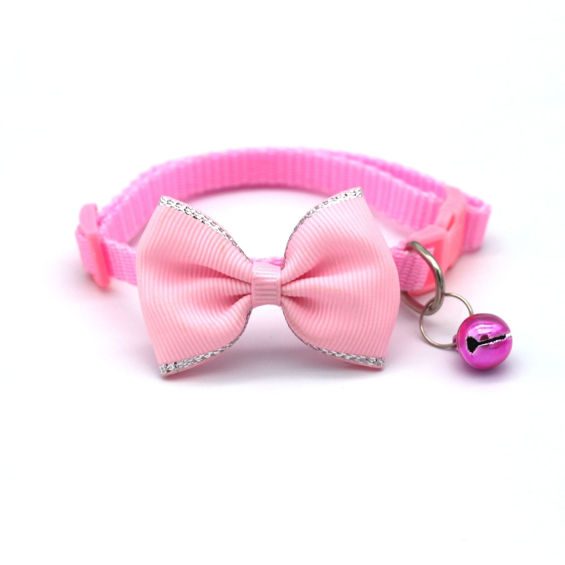 Cat Collars with Bells - Light Pink - Cat collars