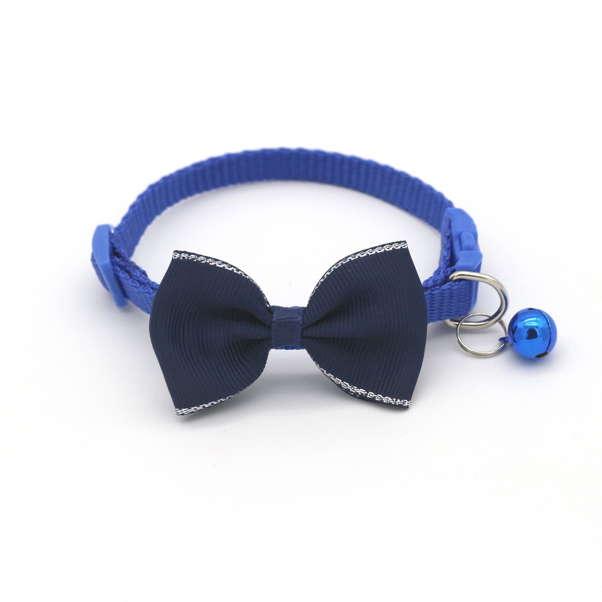 Cat Collars with Bells - Deep Blue - Cat collars