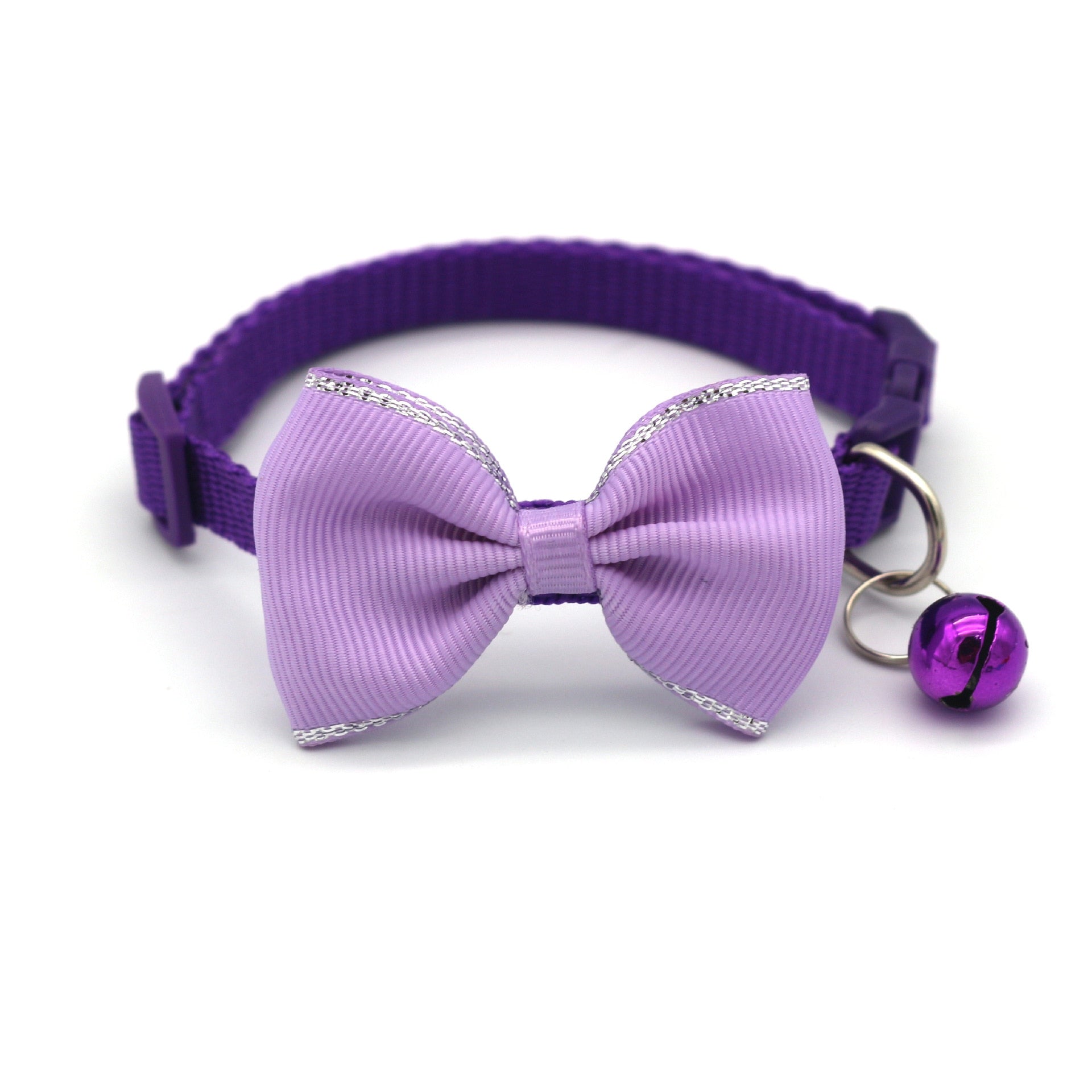 Cat Collars with Bells - Purple - Cat collars