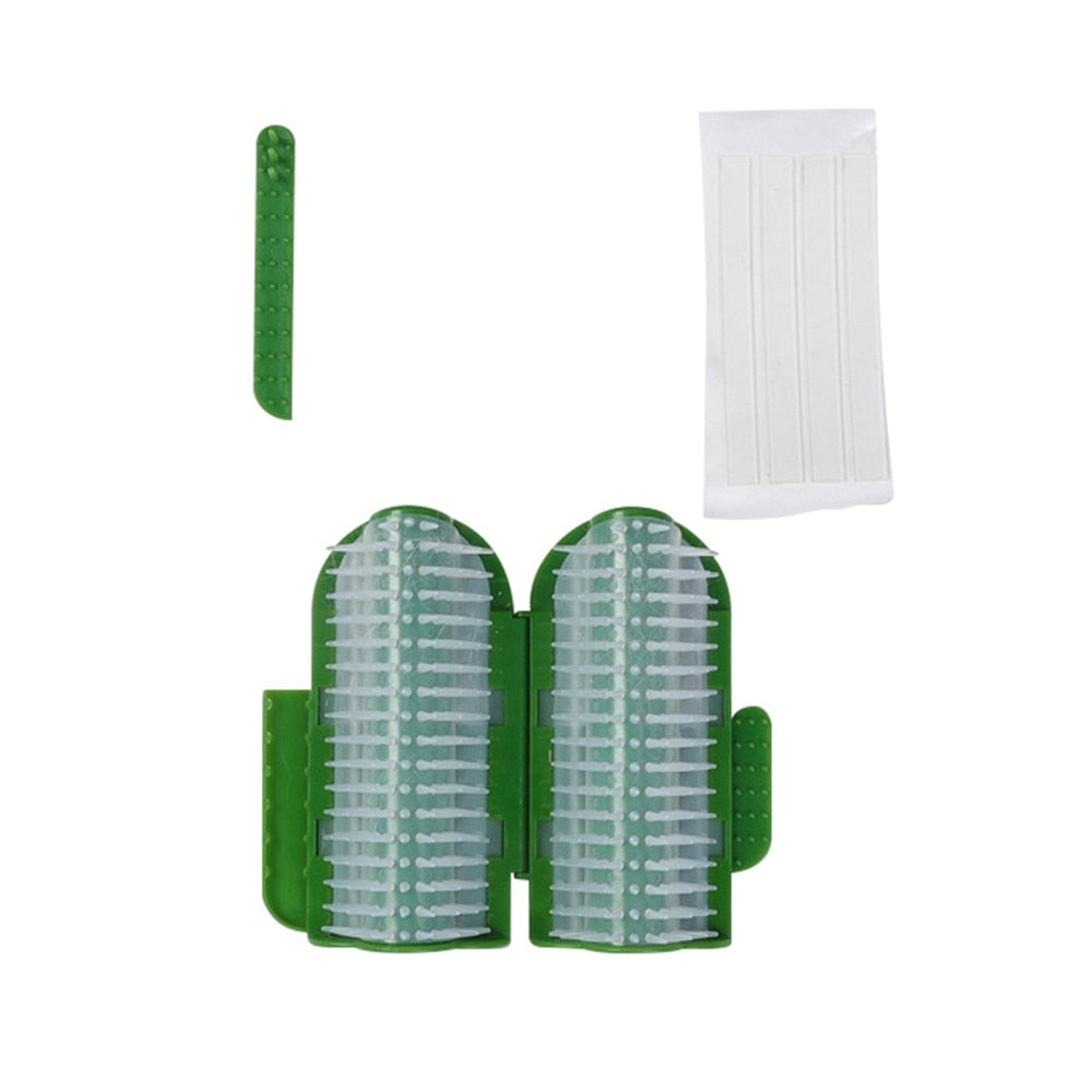Cat Corner Brush - Green / United States