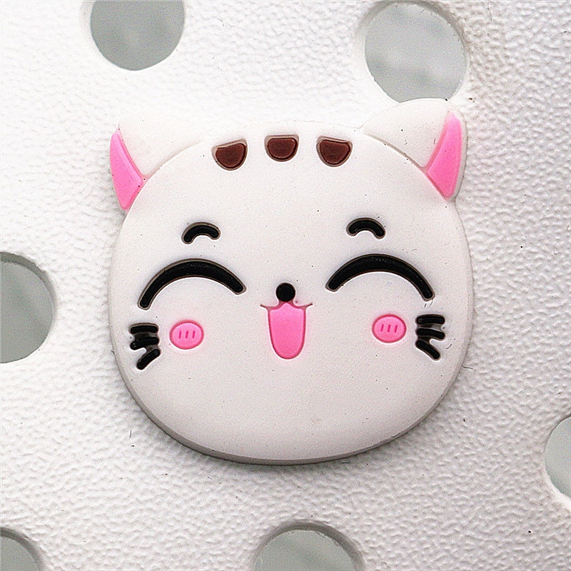 Cat Crocs Charms - Pink - Cat charms