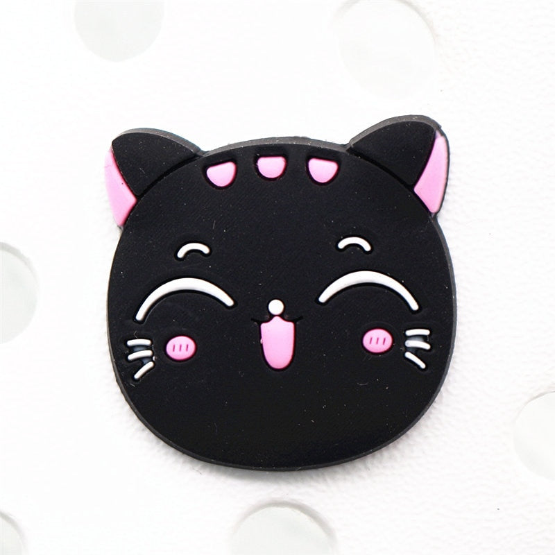 Cat Crocs Charms - Black - Cat charms