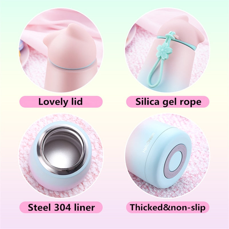 Cat Cute Paste Thermos