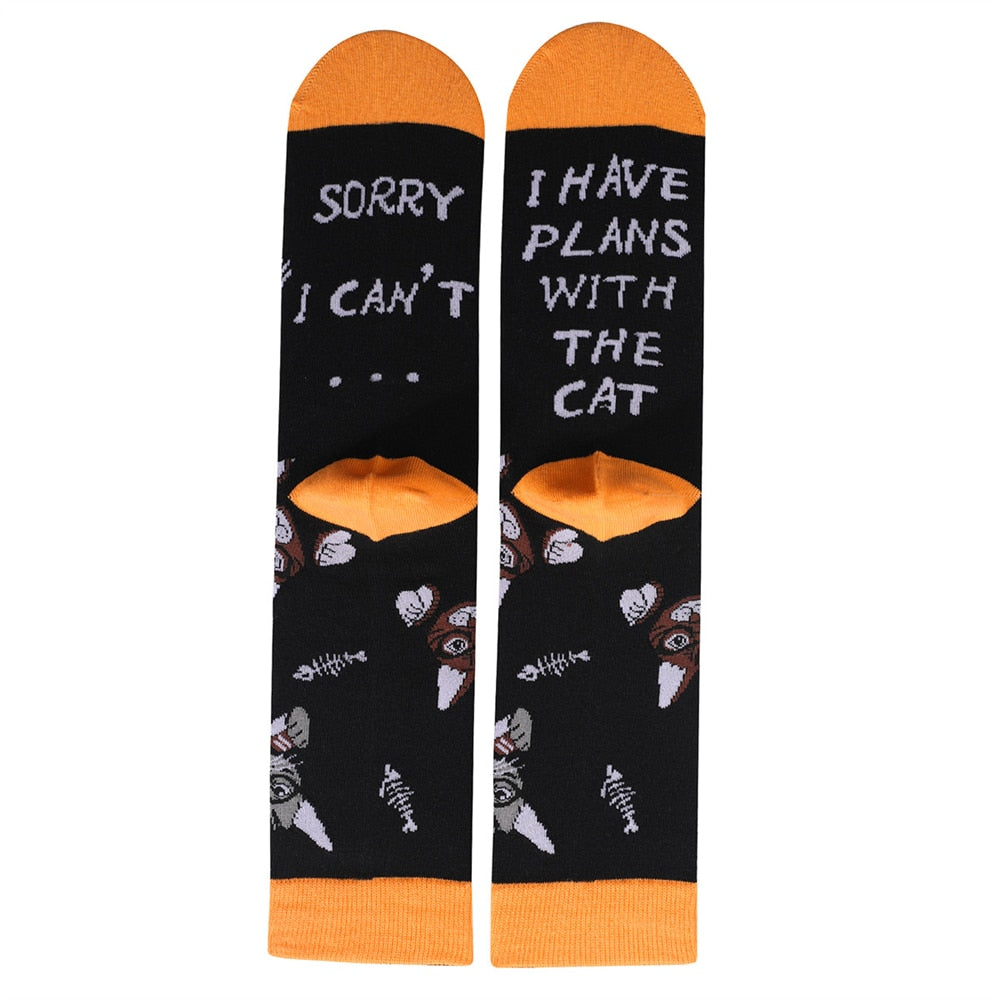 Cat Dad Socks - Cat Socks