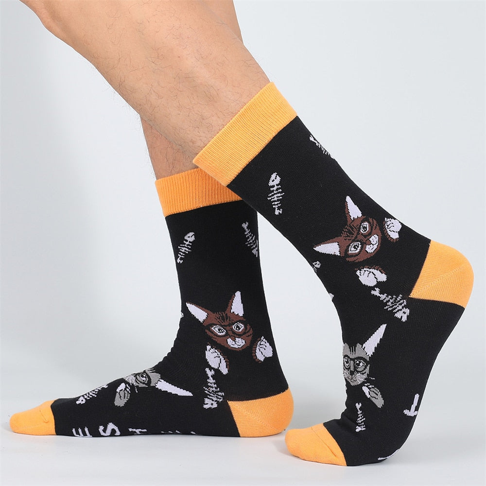 Cat Dad Socks - Cat Socks