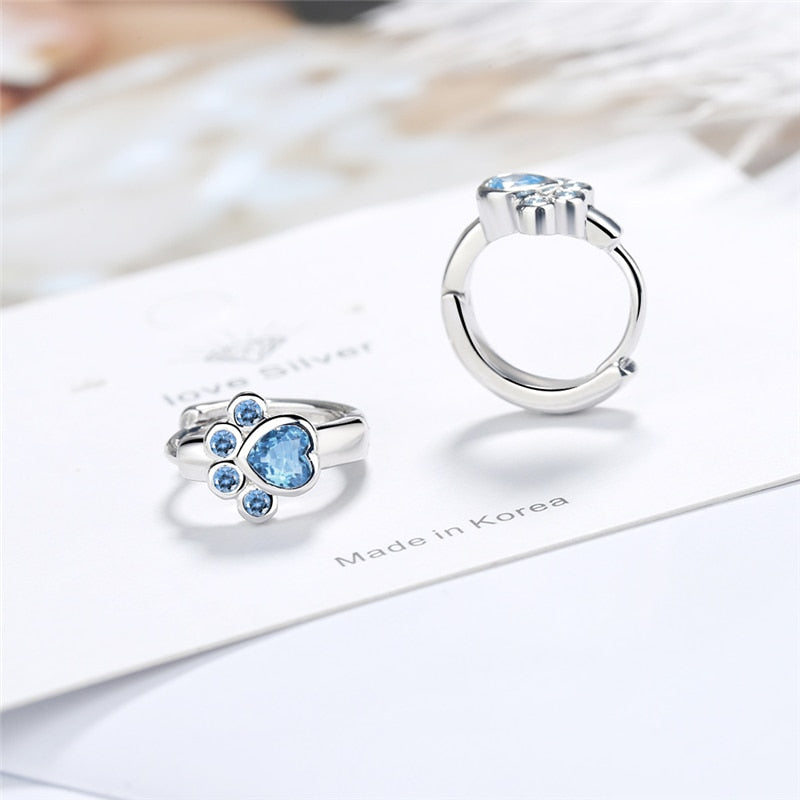 Cat Diamond Earrings - Cat earrings