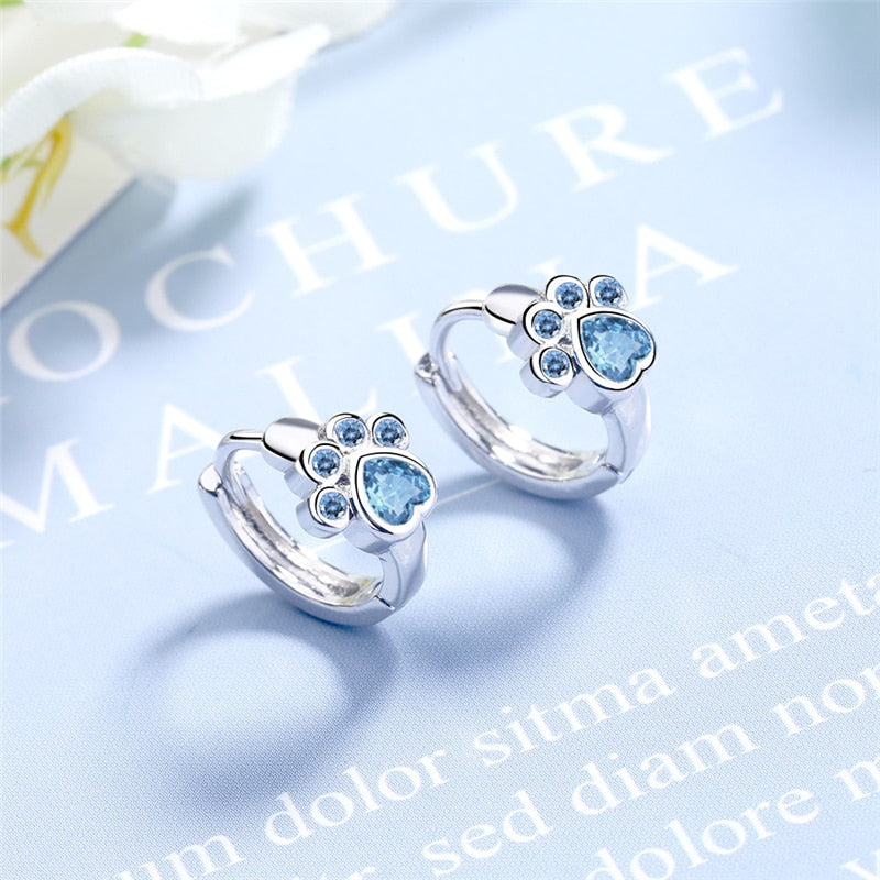 Cat Diamond Earrings - Cat earrings