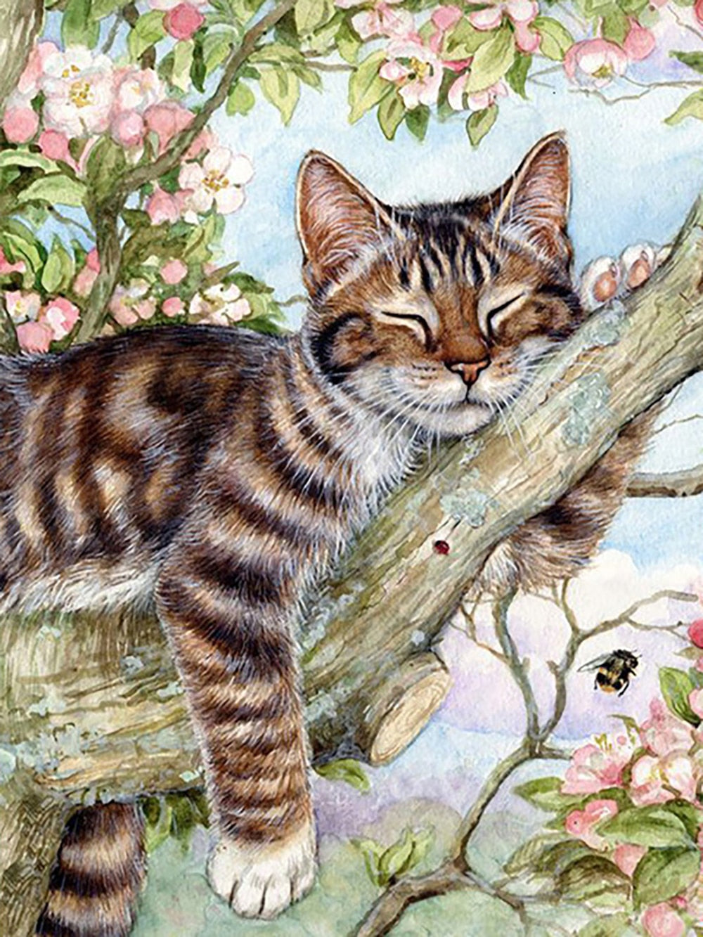 Cat Diamond Painting Kits - Gree / 30x40cm-Round Drill
