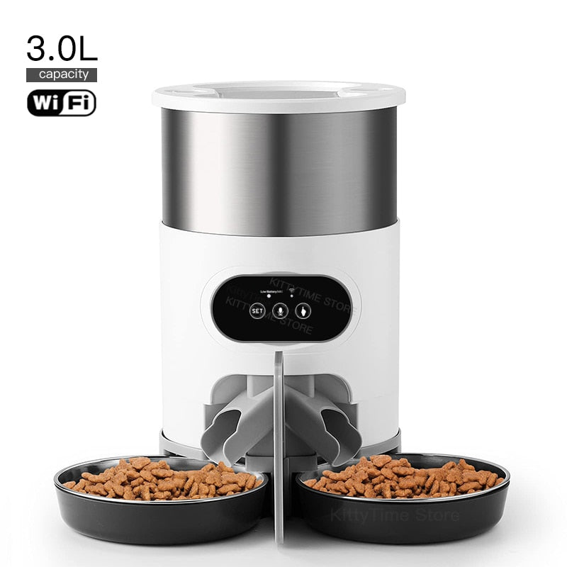 Cat Dry Food Dispenser - 3.0L - Cat Food Dispenser