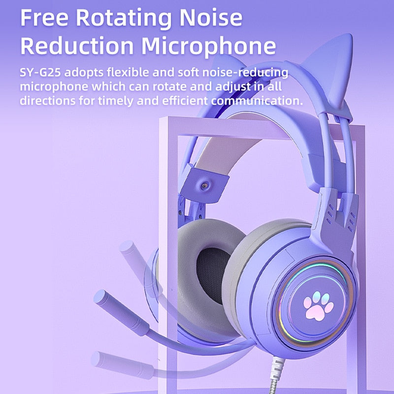 Cat Ear Gaming Headphones - Cat Ear Gaming Headphones
