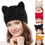 Cat Ear Knit Beanie - Cat beanie