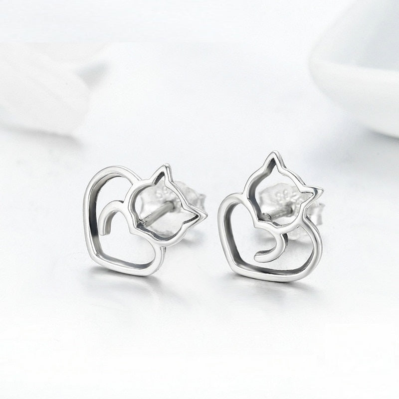 Cat Earring - Cat earrings