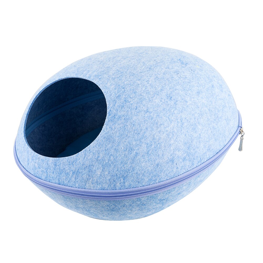 Cat Egg Bed - Blue