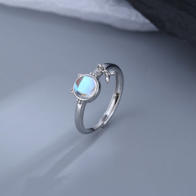 Cat Eye Diamond Ring - cat rings
