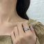 Cat Eye Diamond Ring - cat rings