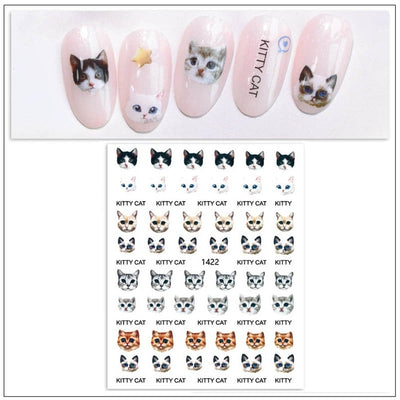 Cat Eye Nail Art Designs - Black