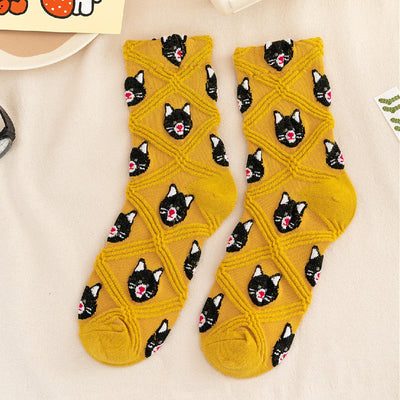 Cat Face Socks - Cat Socks
