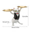 Cat Figurines Vintage - Black and White