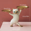 Cat Figurines Vintage - Beige