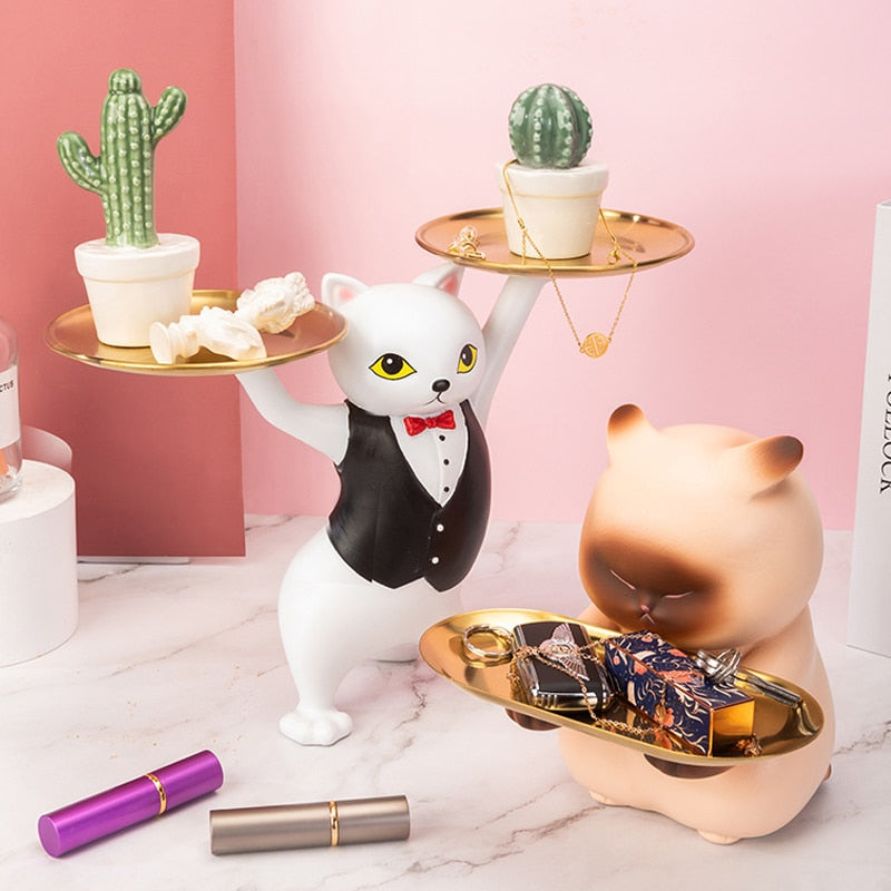 Cat Figurines Vintage