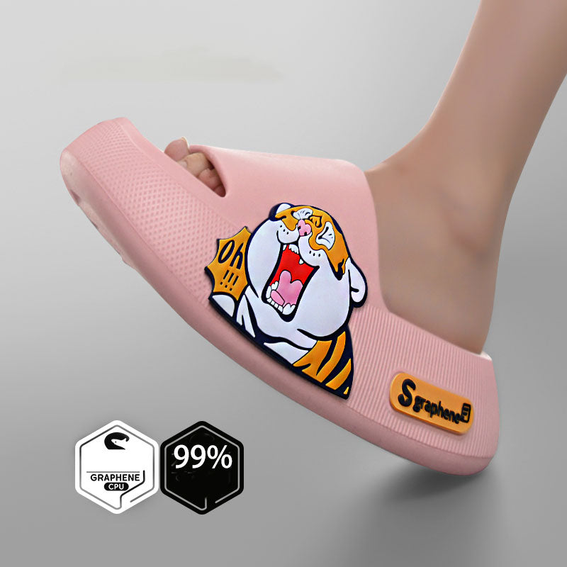 Cat Flip Flops - Pink / 36-37(foot 235mm)