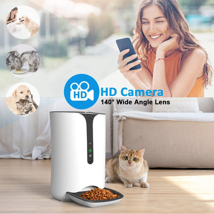 Cat Food Dispenser With Camera - Cat Food Dispenser