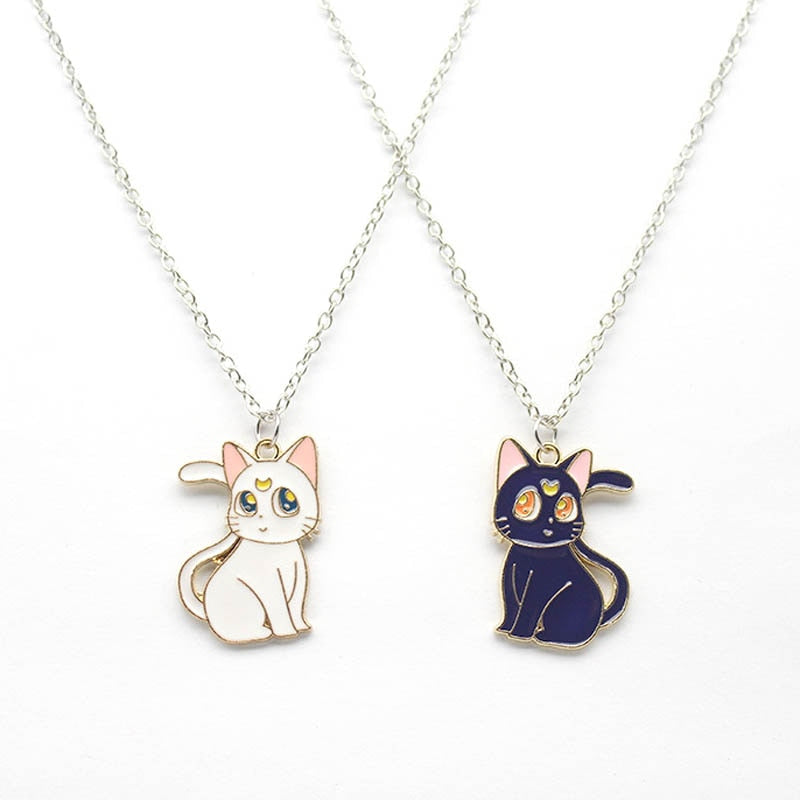 Cat Friendship Necklace - Cat necklace