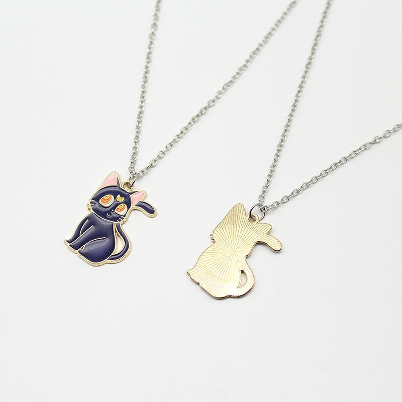 Cat Friendship Necklace - Cat necklace