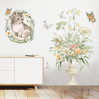 Cat Garden Wall Art