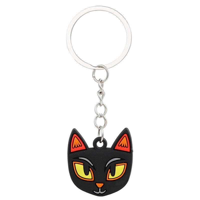 Cat Ghost Keychain - Cat Keychains