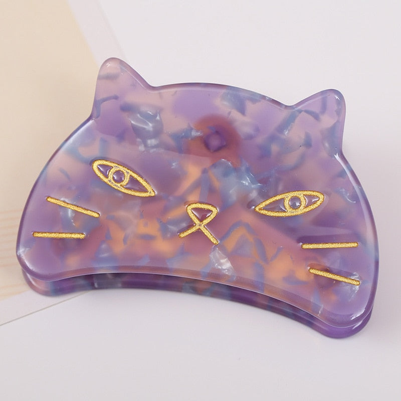 Cat Hair Clip - Purple - Cat hair clips