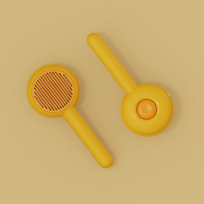 Cat Hair Remover Brush - Yellow