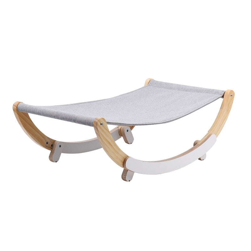 Cat Hammock Bed - Gray / L