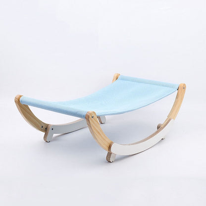 Cat Hammock Bed - Blue / L